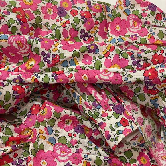 NWT The Vampire's Wife CryBaby Dress - Liberty Fabrics Betsy Linen In Pink UK 12 - Picture 12 of 16